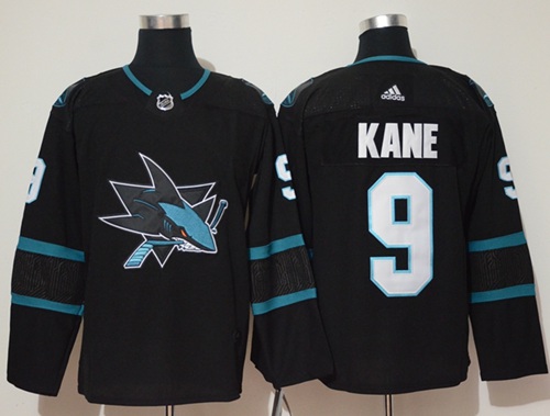 Adidas Men San Jose Sharks #9 Evander Kane Black Alternate Authentic Stitched NHL Jersey->san jose sharks->NHL Jersey